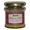 Goose rillettes with roquefort cheese and cumin