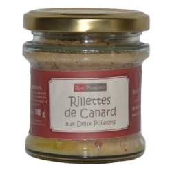 Duck rillettes with 2 peppers