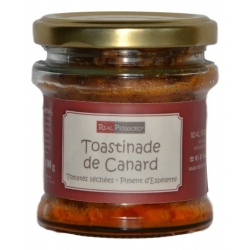 « Toastinade » de pato con tomates y pimiento de Espelette