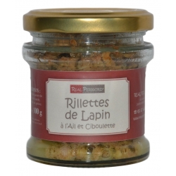 Rabbit rillettes with garlic and chive