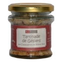 Gizzard « tartinade » with mushroom and green pepper